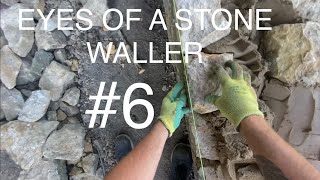 Building A Old Stone Wall Dry Stone Effect 6 [upl. by Kirbee]