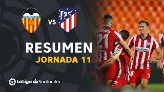 Resumen de Valencia CF vs Atlético de Madrid 01 [upl. by Drawdesemaj]