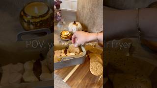 Cosy air fryer recipe 🤎🍁 airfryer airfryerrecipes smores smoresdip autumn cosyseason [upl. by Virgil991]