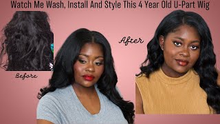 EASY STEP BY STEP NATURAL UPART WIG INSTALL  BEGINNER FRIENDLY [upl. by Silver]