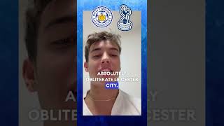 🚨 Leicester City vs Tottenham SCORE PREDICTION leicestercity Tottenham scoreprediction [upl. by Lramaj962]