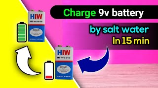 How to charge 9V battery 🔋 [upl. by Kirchner119]