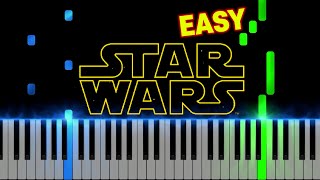 Star Wars  Duel of the Fates  EASY Piano Tutorial [upl. by Zosi]