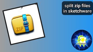 create split zip files in sketchware  zip4j library [upl. by Dafna]