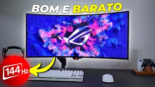 TOP 7 Monitores GAMER BARATO Custo Beneficio 2024 até 144hz  Curvo Ultrawide e 4K [upl. by Thurnau]