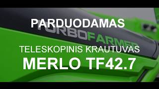 Parduodamas teleskopinis krautuvas MERLO 427 Rovaltra [upl. by Eigla]