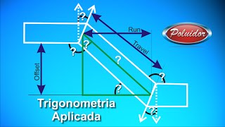 Trigonometria Aplicada tubulação  Achando ângulos 04 [upl. by Toby787]