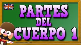 PARTES DEL CUERPO 1 EN INGLÉS  INGLÉS PARA NIÑOS CON MR PEA ENGLISH FOR KIDS [upl. by Wetzel]