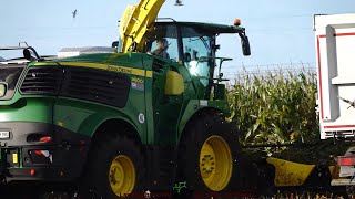 John Deere  MAN  Fendt  Maissilage  Silaging Maize [upl. by Zebadiah]