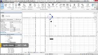 Revit Fire Protection tutorials 06 02 Adding sprinkler heads [upl. by Zwart197]