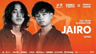 Jairo 🇯🇵 I GRAND BEATBOX BATTLE 2023 WORLD LEAGUE I Tag Team Elimination [upl. by Hulbert]