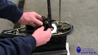 How to Replace the Water Pump on a Johnson Evinrude 85300hp Outboard [upl. by Ayirp]