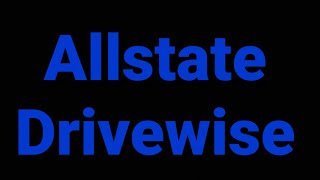 Allstate Drivewise is bullcrap [upl. by Marcelline500]