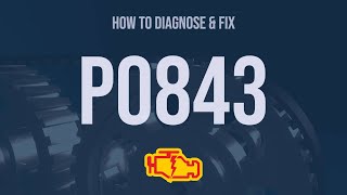 How to Diagnose and Fix P0843 Engine Code  OBD II Trouble Code Explain [upl. by Adaha]