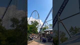 Plummeting 310 feet at 93 mph 😬 extremethrills cedarpoint giga ohio youtubeshorts [upl. by Iramo]