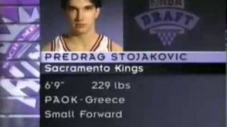 Stojakovic 1996 draft [upl. by Saravat]