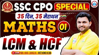 SSC CPO 2024  SSC CPO Maths Marathon LCM amp HCF CPO Maths Previous Year Questions By Rahul Sir [upl. by Akselaw]