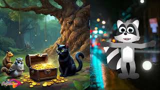 The Brave Black Cat A Magical Adventure  Urdu amp Hindi fantasy Story  Popan TV [upl. by Myo]