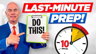 LASTMINUTE INTERVIEW PREP How To Prepare For An Interview In Under 10 Minutes [upl. by Jedidiah]