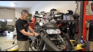 Ski doo 700 Rev mod sled build ep 24 Console carb clutch Mod airbox install PowerModz [upl. by Jobye]