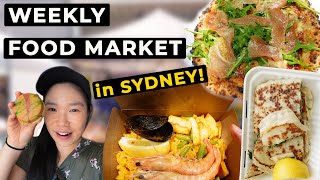 WEEKLY SYDNEY STREET FOOD MARKET FOOD TOUR in Australia Chatswood Mall Market 悉尼美食 [upl. by Anitnemelc203]