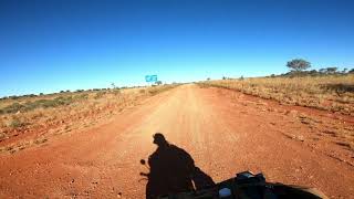 Day 5 CT125 Trail Postie Bike Australian Desert Adventure [upl. by Nyroc836]