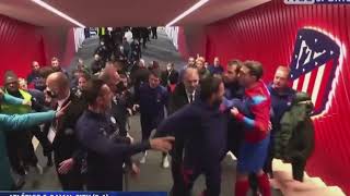 Atletico Madrid vs Man City Entire Tunnel Fight [upl. by Ayrad714]