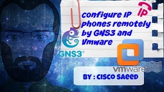 How to configure IP phones remotely by GNS3 and Vmware [upl. by Einhpad]