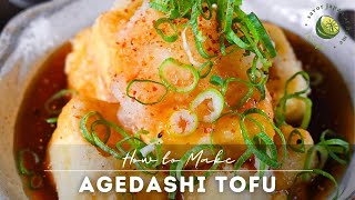 Agedashi Tofu Recipe Japanese Deep Fried Tofu [upl. by Oirevas101]