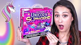 1 EURO UNICORN SLIJM PAKKET TESTEN  Slime Sunday [upl. by Lathan]