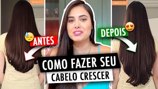 COMO FAZER O CABELO CRESCER MAIS RÁPIDO EM 2024 [upl. by Cynara]