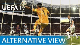 Buffon  Amazing save in 2015 Champions League final  Watch from every angle [upl. by Rehtaef265]