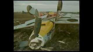 Messerschmitt Bf 109G2 Trop quotBlack Sixquot  Duxford Air Crash  October 12th 1997 [upl. by Yenruoj]