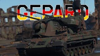 Flugabwehrkanonenpanzer WhatㅣWarThunder Gepard Gameplay [upl. by Darin]