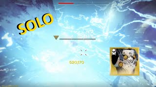 What is the highest possible Thundercrash damage SOLO  Destiny 2 Season of the Chosen [upl. by Ennadroj265]