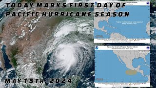 Today Begins The Pacific Hurricane Season With An Area To Watch [upl. by Rafter]