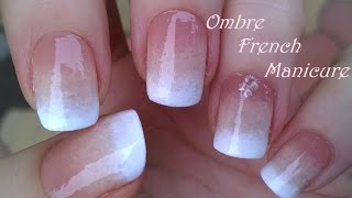 Ombre FRENCH MANICURE Design  Pure Sponge Nail Art Tutorial [upl. by Apurk494]