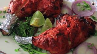 Chicken Tandoori Recipe  Restaurant Style Homemade Chicken Tandoori  Easy Chicken Recipes [upl. by Lambard]