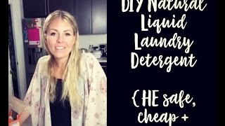 DIY Natural Liquid Laundry Detergent [upl. by Eduard]