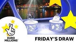 The National Lottery Friday ‘EuroMillions’ draw results from 8th June 2018 [upl. by Pitzer]