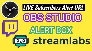 HOW TO SET UP ALERTS IN OBS STUDIO StreamElements Alerts Tutorial  how to add alert box in obs [upl. by Xantha]