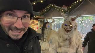 Krampus amp Xmas Market in Klagenfurt Austria ☃️ [upl. by Erdnael]