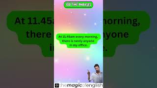 100 Time Phrases  4  Prepositions in English Time Preposition Examples in English Time Phrases [upl. by Syman]