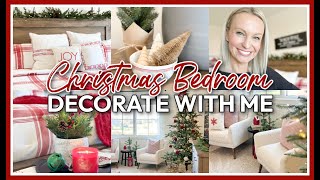 COZY CHRISTMAS BEDROOM 2023 DECORATE WITH ME  CHRISTMAS DECORATING IDEAS [upl. by Anairam474]