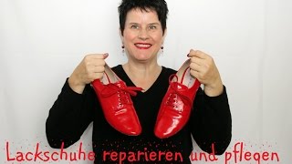 Lackschuhe reparieren und pflegen [upl. by Eseilenna]