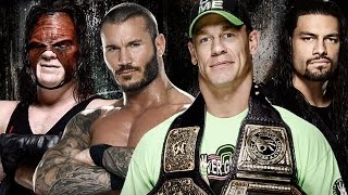 John Cena vs Roman Reigns vs Randy Orton vs Kane  WWE Battleground  WWE 2K14 Simulation [upl. by Akemehs]