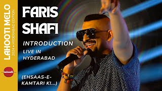 Introduction  ​Faris Shafis Powerful Rap Resonates at Lahooti Melo 2024 in Hyderabad [upl. by Rozalin776]