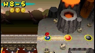 World 8 5 Star Coins New Super Mario Bros DS [upl. by Penn697]