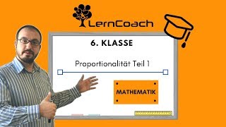 6Klasse Proportionalität Teil1 [upl. by Marleah180]