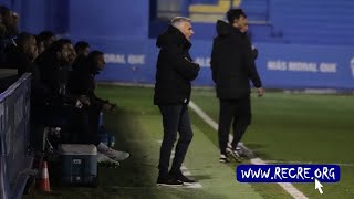 Rueda de prensa de Vicente Parras tras el Alcoyano 2  Recre 0 [upl. by Okihsoy]